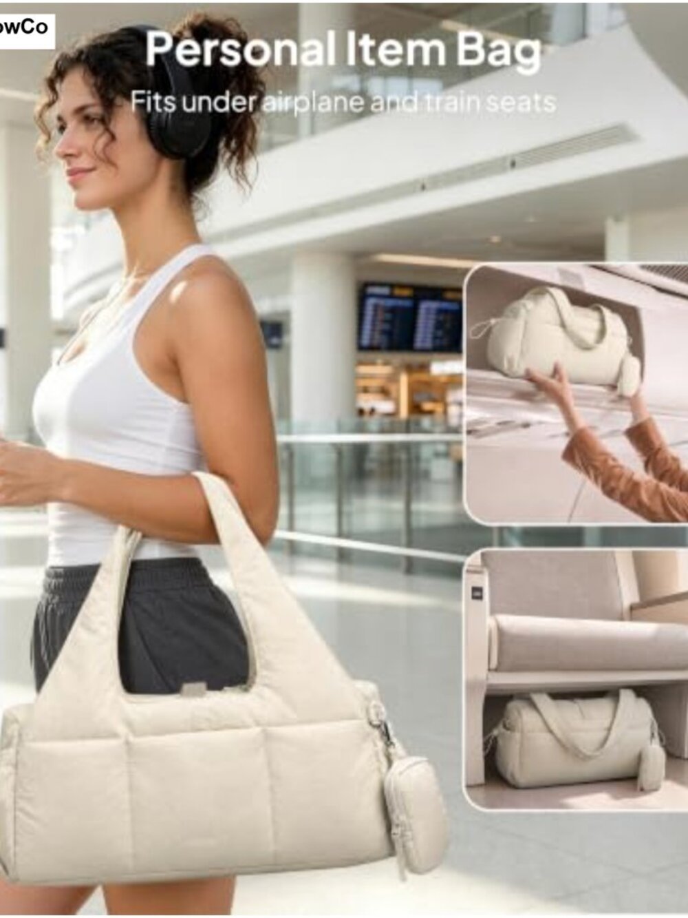 Gym Bag with Yoga Mat Holder & Wet Dry Pocket - Picture 5 of 6